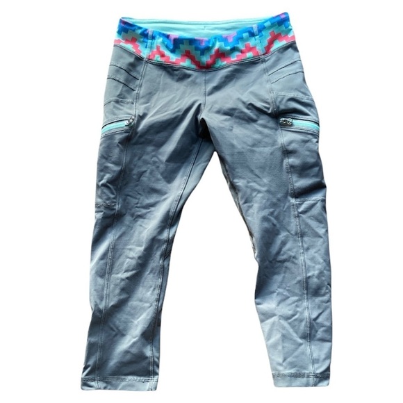 Lululemon girls ivivva size 12 capris - Picture 2 of 8